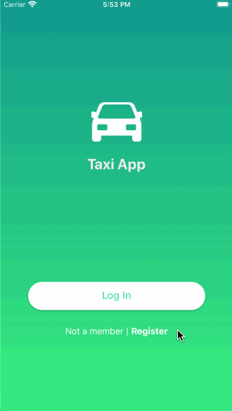React Native Taxi App With Backend React Native Taxi App With Backend