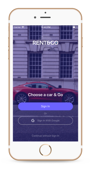 React Native Car Rental App React Native Car Rental App