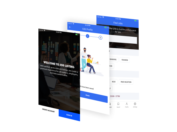 React Native Job Listing App Theme React Native Job Listing App Theme
