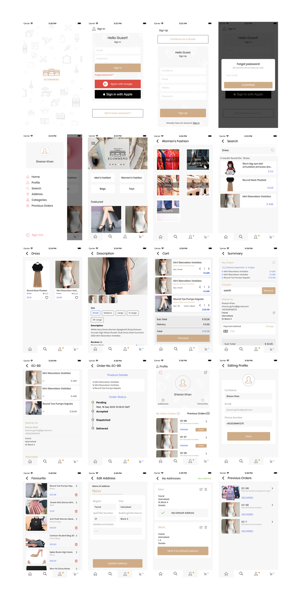 React Native E-Commero With Backend React Native E-Commero With Backend